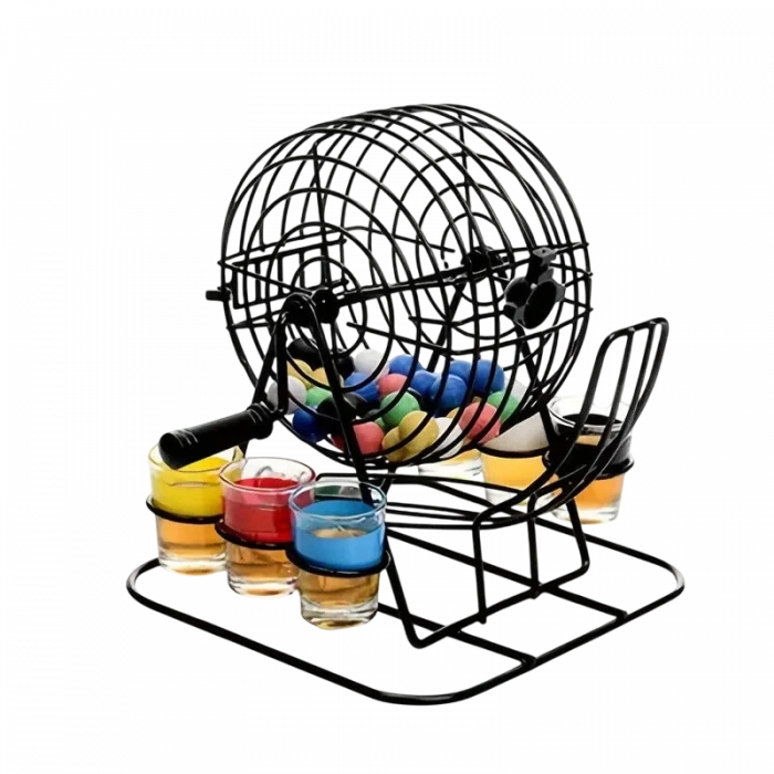 Bingo İçki Oyunu Shot Bardakları ile - Şansınızı Test Edin, Eğlenceli İçki Oyunu!