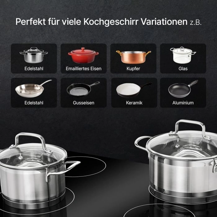 BOMANN Ankastre Cam-Seramik Ocak