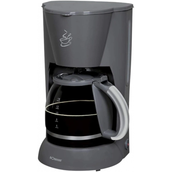 BOMANN Filtre Kahve Makinesi – Gri (900W)