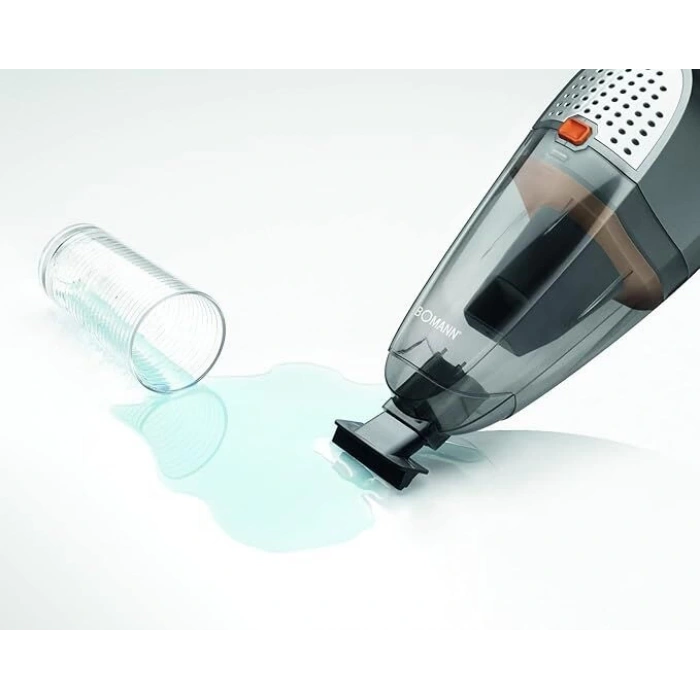 BOMANN Kablosuz Islak & Kuru El Süpürgesi (Şarjlı / Pilli Kullanım - 12V)