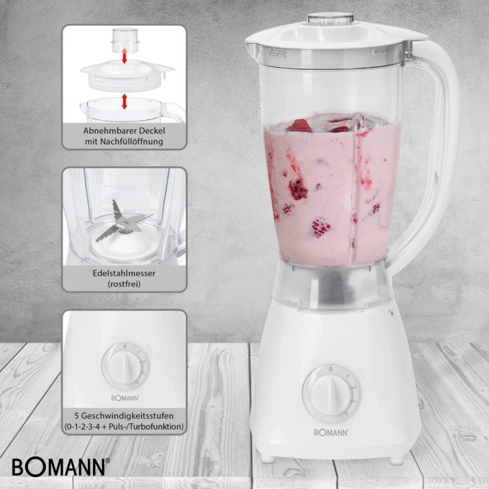 BOMANN Universal Mutfak Robotu (1.5 L, 500 W)