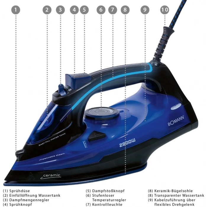 BOMANN Ütü (2800 W)