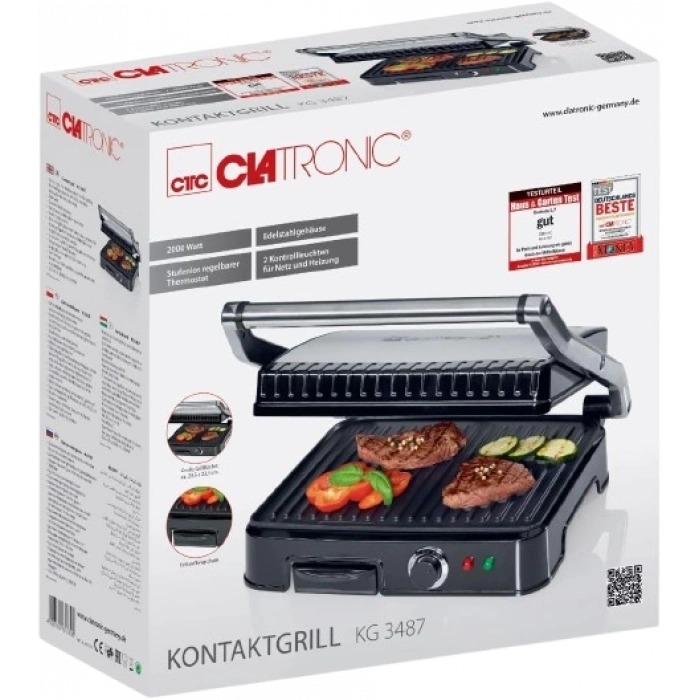 CLATRONIC Grill Izgara / Tost Makinesi