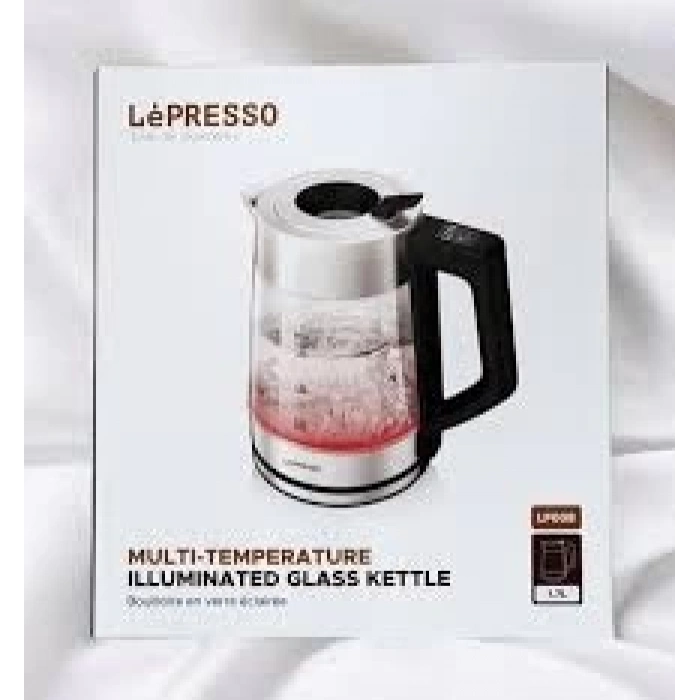 Çok Kademeli Sıcaklık Ayarlı Aydınlatmalı Cam Kettle