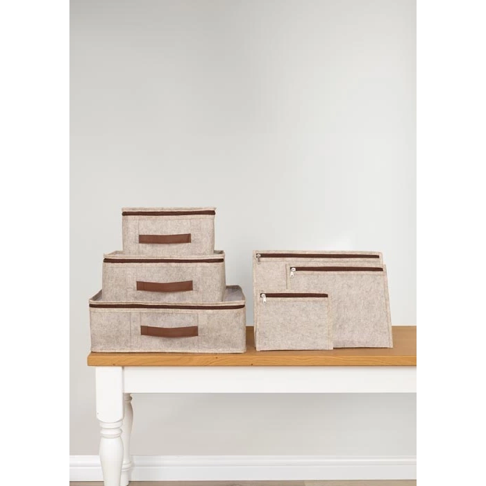 Derili 6’lı Bavul İçi Seyahat Çantası