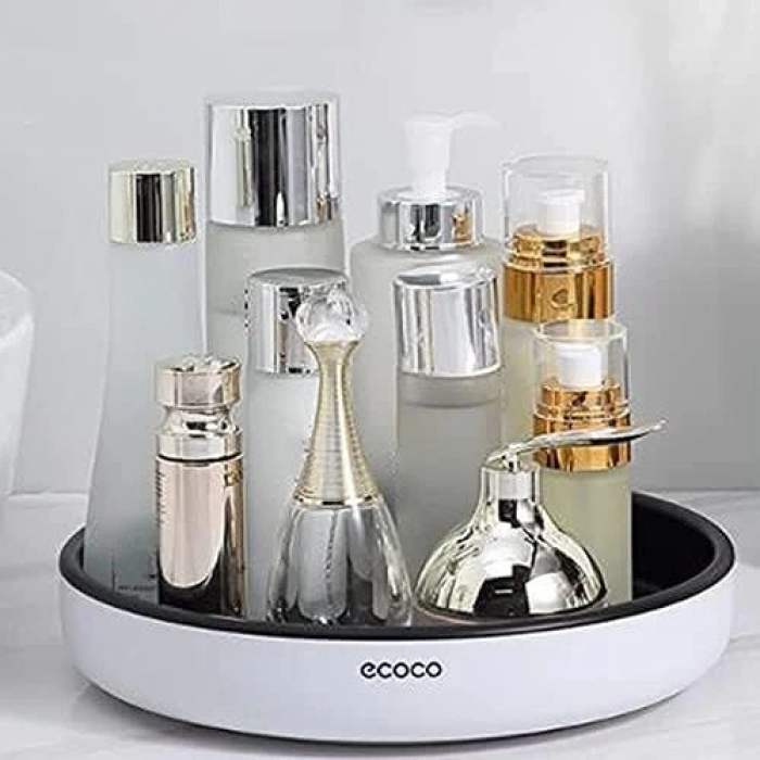 ECOCO Döner Organizer | Çok Amaçlı Saklama ve Düzenleme Tepsisi | 30cm Çap