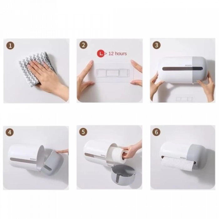 ECOCO Duvara Monte Kağıt Havlu Kutusu