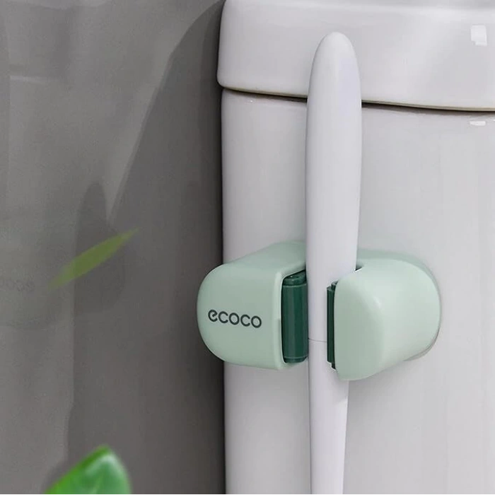 ECOCO Duvara Monte Süpürge ve Mop Askılığı | Kaymaz, Delme Gerektirmeyen Pratik Organizer