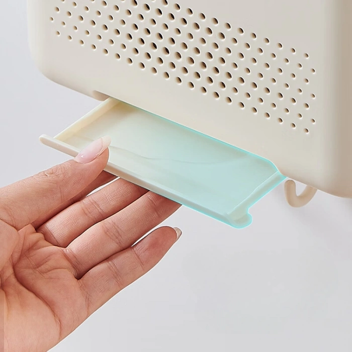 ECOCO Duvara Yapışan Mutfak Gereçleri Depolama Rafı ve Havluluk