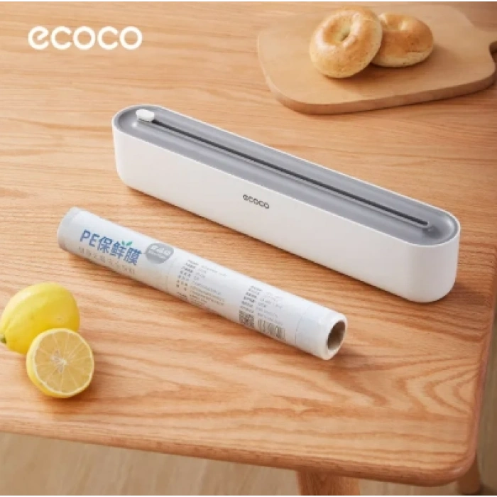 ECOCO Ev Tipi Streç Film Kesici (1 Rulo Streç Film Dahil)