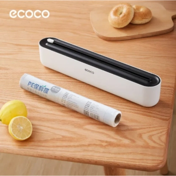 ECOCO Ev Tipi Streç Film Kesici (1 Rulo Streç Film Dahil)