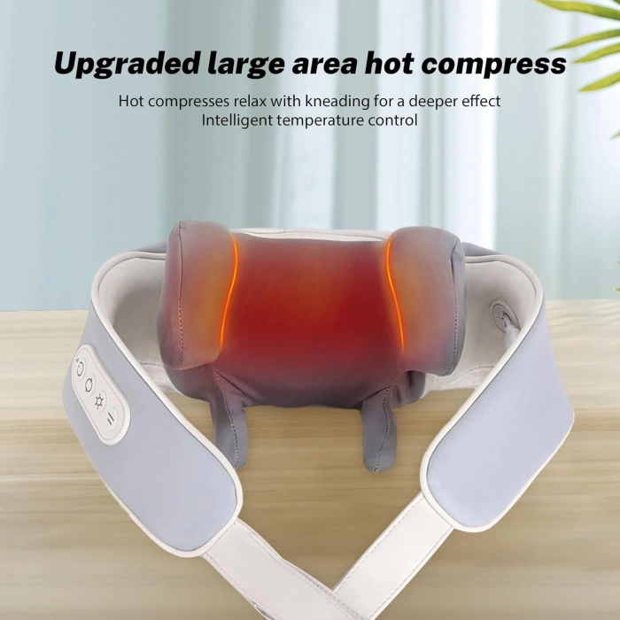 Elektrikli Boyun Masaj Aleti – Ev, Ofis ve Araba Kullanımı için Boyun, Omuz, Sırt ve Kas Ağrıları İçin Masaj Cihazı