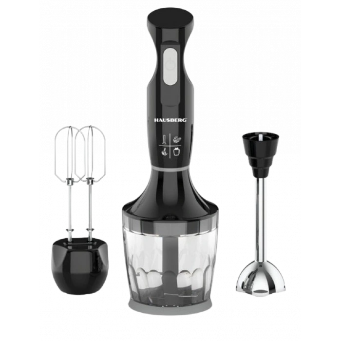 HAUSBERG 3ü 1 Arada Blender, Mikser, Doğrayıcı Seti