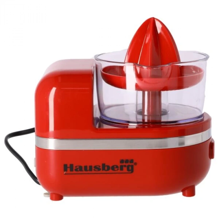 HAUSBERG 3ü 1 Arada Mini Mutfak Robotu | Dondurma Makinesi, Narenciye Sıkacağı, Rende & Doğrayıcı