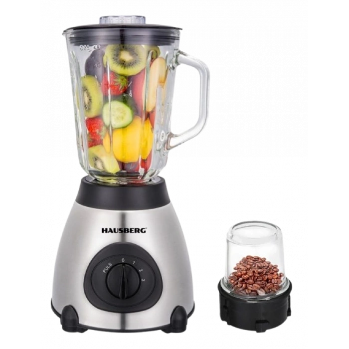 HAUSBERG Cam Hazneli Blender ve Öğütücü