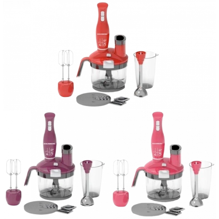 HAUSBERG Çoklu Blender Seti - Renkli