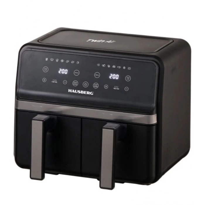 Hausberg Elektrikli Çift Sepetli Hava Fritözü (8.4L)