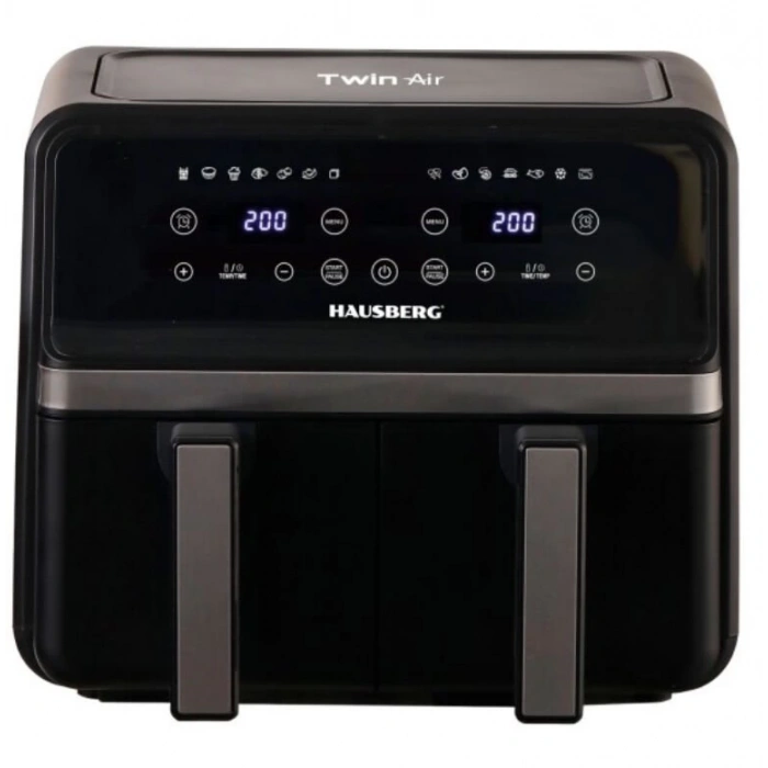 Hausberg Elektrikli Çift Sepetli Hava Fritözü (8.4L)