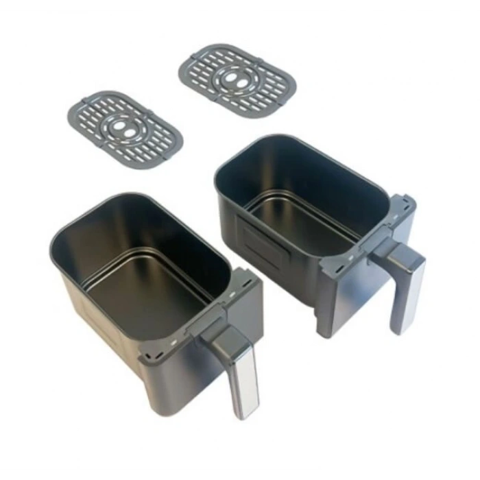 Hausberg Elektrikli Çift Sepetli Hava Fritözü (8.4L)