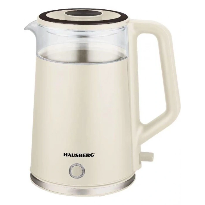 HAUSBERG Plastik Kaplamalı Cam Su Isıtıcı