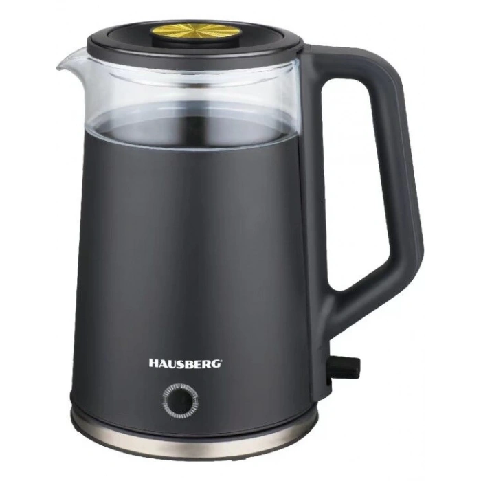 HAUSBERG Plastik Kaplamalı Cam Su Isıtıcı