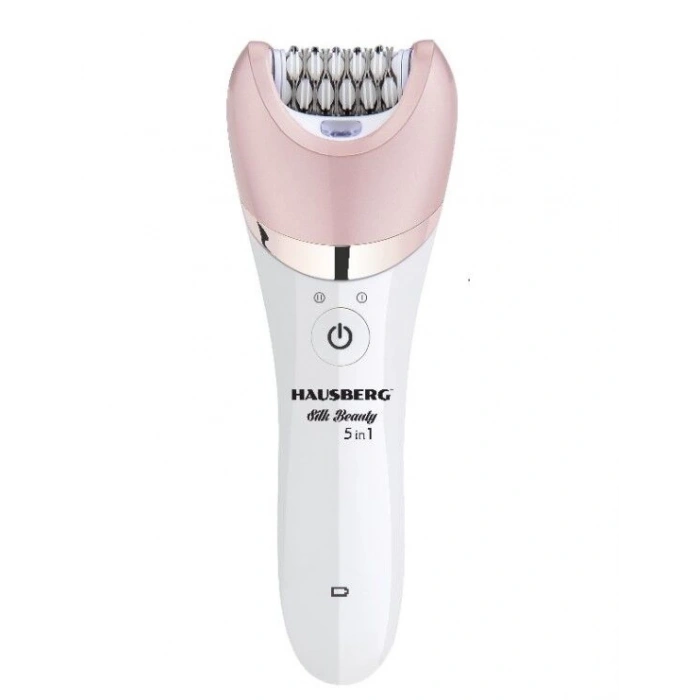 HAUSBERG Şarjlı 5’i 1 Arada Vücut ve Yüz Bakım Seti | Epilasyon, Tıraş, Masaj, Nasır Giderici & Yüz Fırçası