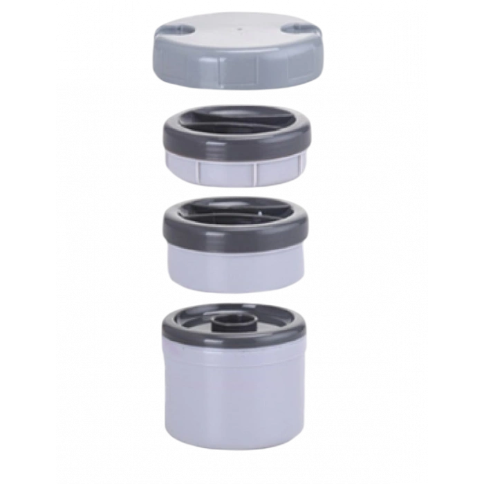 HAUSBERG Vakumlu Yemek Kabı | 2L Bölmeli Paslanmaz Çelik Sefer Tası