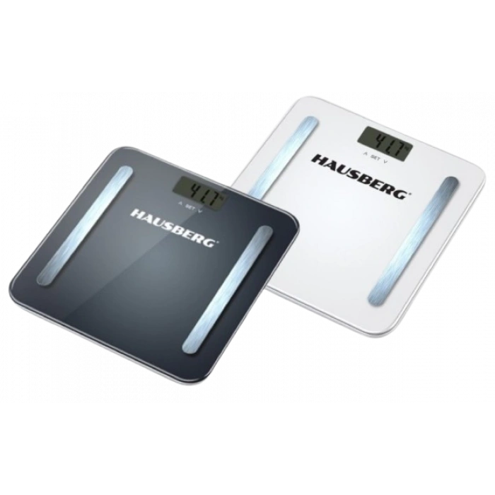 HAUSBERG Vücut Yağı Analizörü & Dijital Banyo Tartısı
