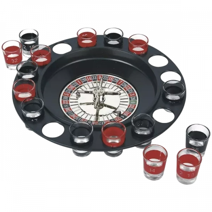 İçki Ruleti Oyunu Seti - Eğlenceli ve Hızlı Parti Oyunu