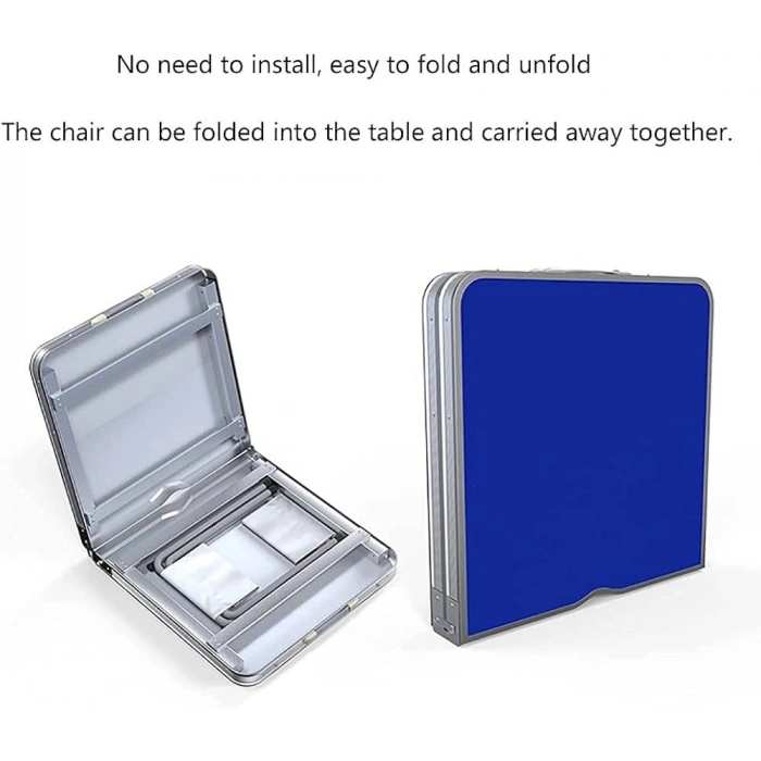 Katlanabilir Kamp & Piknik Masası + Tabure Seti