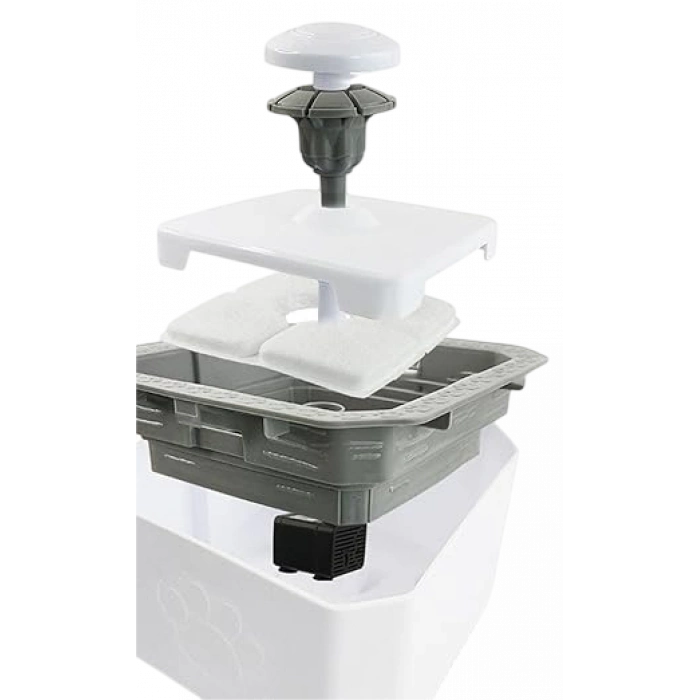 Kedi ve Köpekler için Otomatik Su Sebili - Sessiz Çalışan Su Çeşmesi