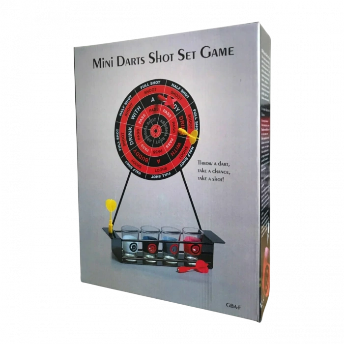 Mini Darts Shot Set Oyunu (Eğlenceli ve Hızlı Dart İçki Oyunu)