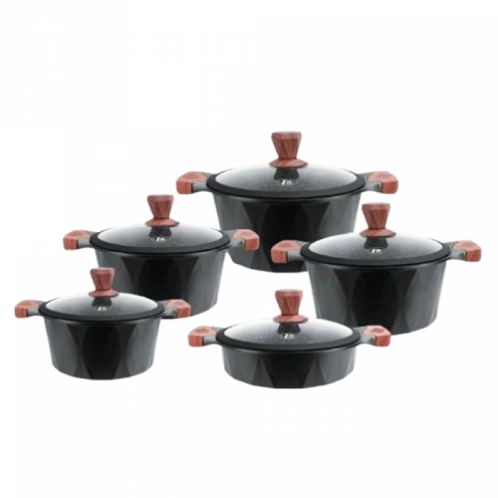 NEWAL Diamond 10 Parça Tencere Seti