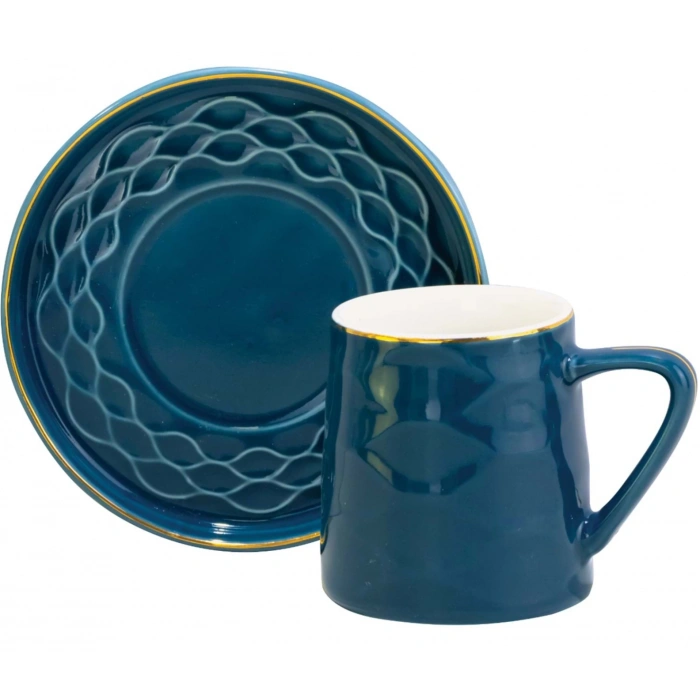 NEWAL Kahve Fincanı 6lı Set - 4 Renk Seçeneği