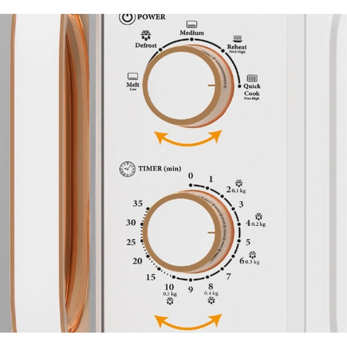NEWAL Retro Mikrodalga Fırın - 25L