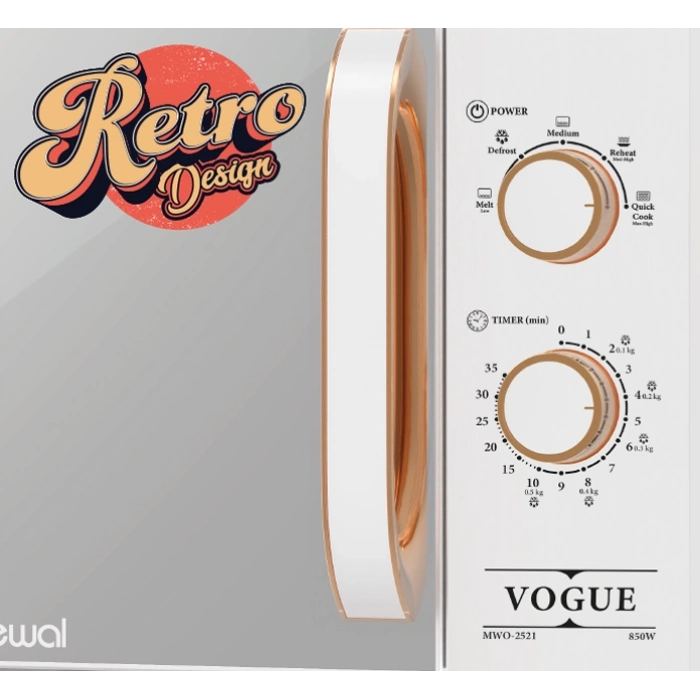 NEWAL Retro Mikrodalga Fırın - 25L