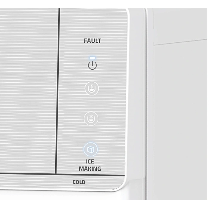 NEWAL Su Sebili & Buz Makinesi - Üstten Yüklemeli - Siyah/Beyaz