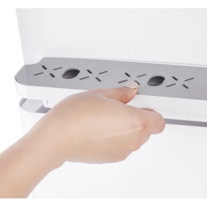 NEWAL Su Sebili & Buz Makinesi - Üstten Yüklemeli - Siyah/Beyaz