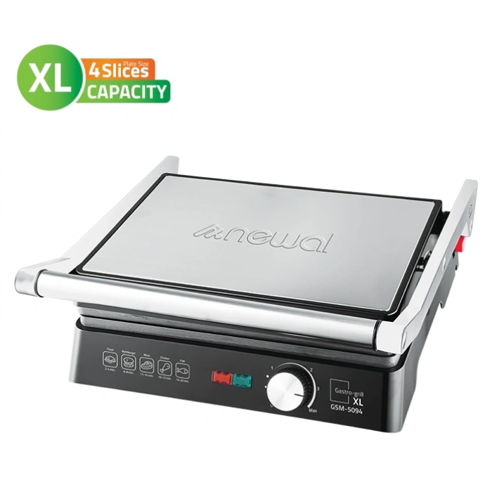 NEWAL Tost Makinesi - XL Büyük Boy (4 Dilim)