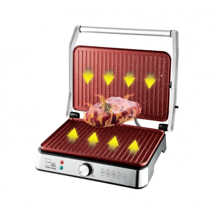 NEWAL Tost Makinesi - XXL Büyük Boy (6 Dilim)