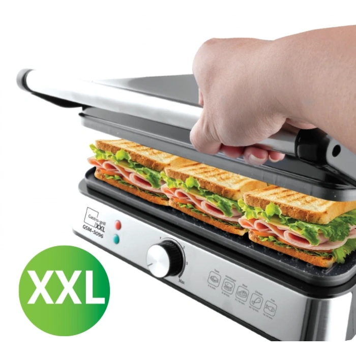 NEWAL Tost Makinesi - XXL Büyük Boy (6 Dilim)