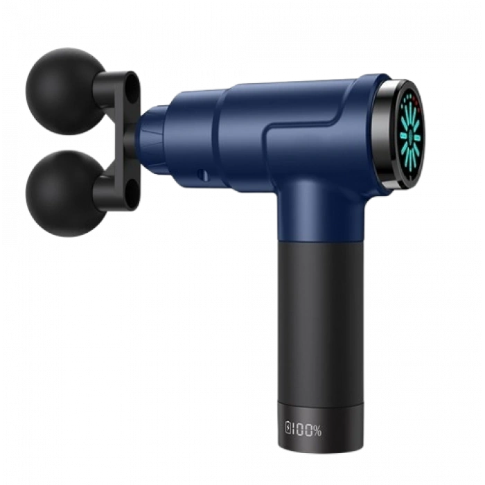 Parmak İzi Aktive Edilen Masaj Tabancası – Güçlü ve Çok Yönlü Rahatlama Aleti