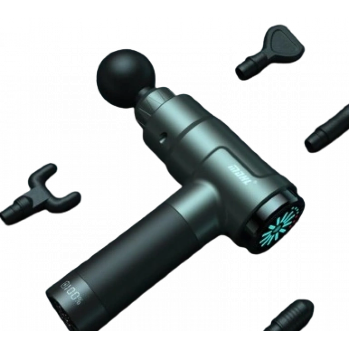 Parmak İzi Aktive Edilen Masaj Tabancası – Güçlü ve Çok Yönlü Rahatlama Aleti