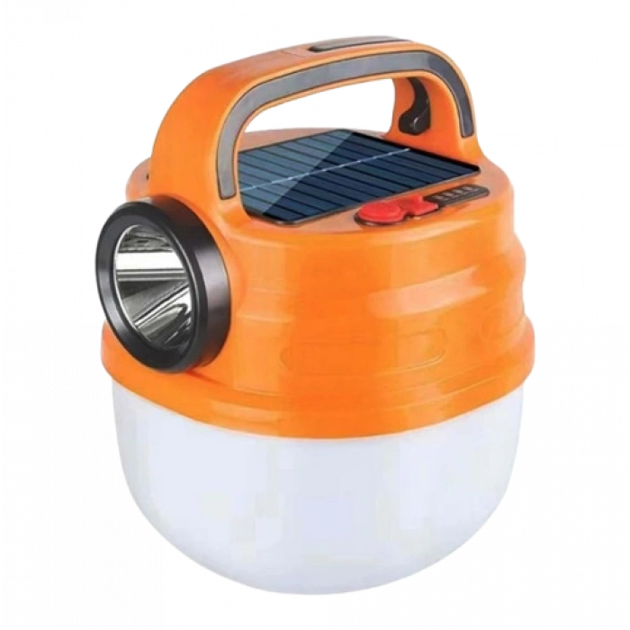 POWERMASTER Çift Işıklı Solar/Şarjlı Kamp Feneri 50W