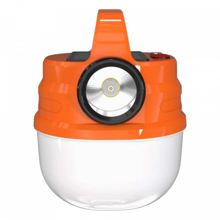 POWERMASTER Çift Işıklı Solar/Şarjlı Kamp Feneri 50W