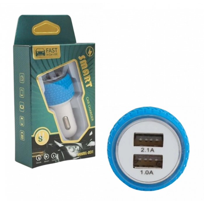 POWERMASTER Çift USB Oto Çakmaklık Adaptör (2.1A)