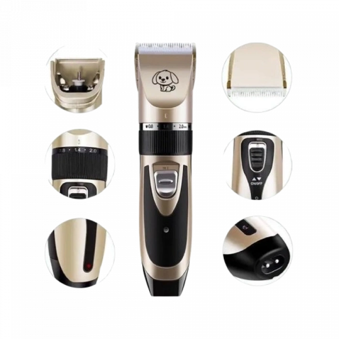 Profesyonel Tıraş Makinesi - Köpek ve Kedi Tüy Kesme Makinesi, Kablosuz Tıraş Makinesi