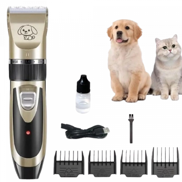 Profesyonel Tıraş Makinesi - Köpek ve Kedi Tüy Kesme Makinesi, Kablosuz Tıraş Makinesi