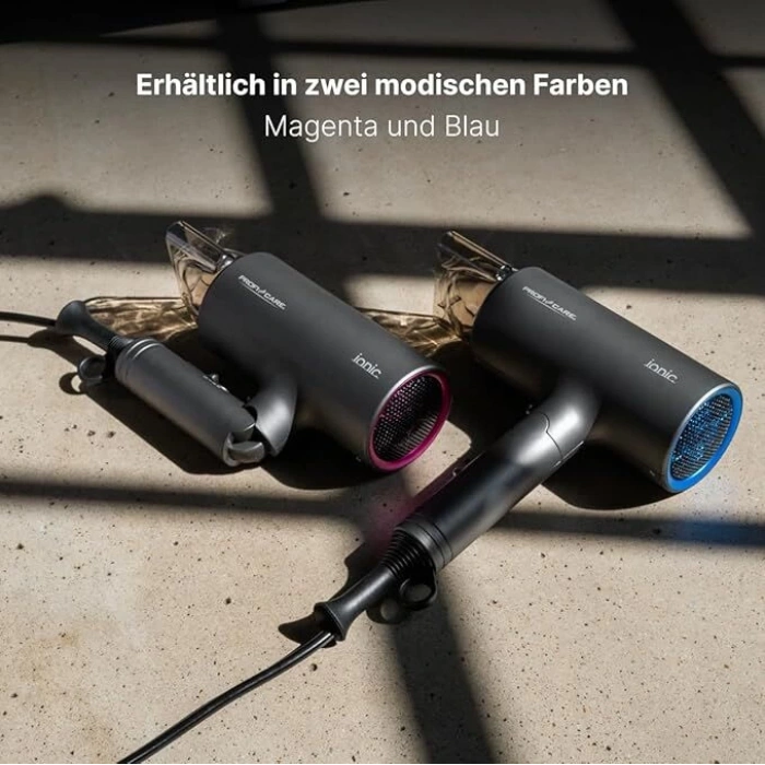 PROFICARE 1600W Saç Kurutma Makinesi – İyon Teknolojili ve Katlanabilir