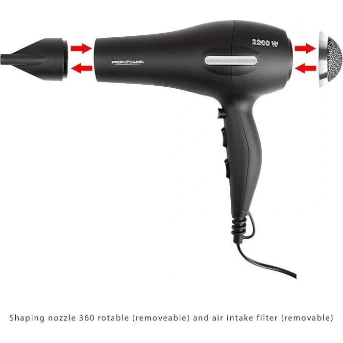 PROFICARE Profesyonel Saç Kurutma Makinesi (2200 W)